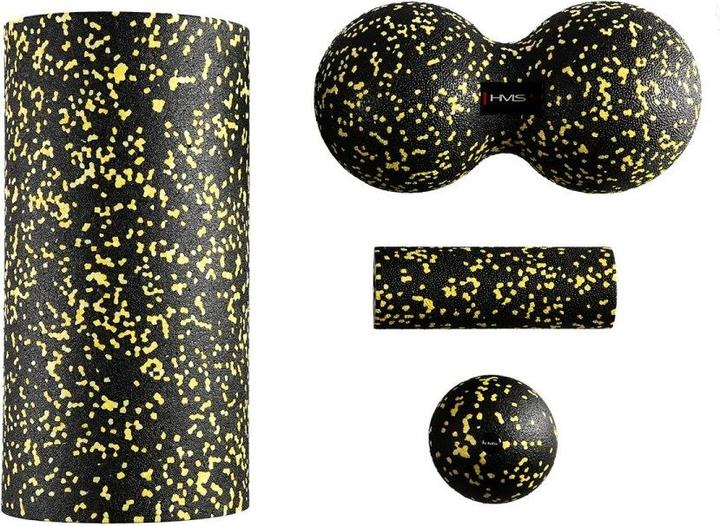 HMS FSBM04 Black-Yellow DOTS MASSAGESET (8 cm)