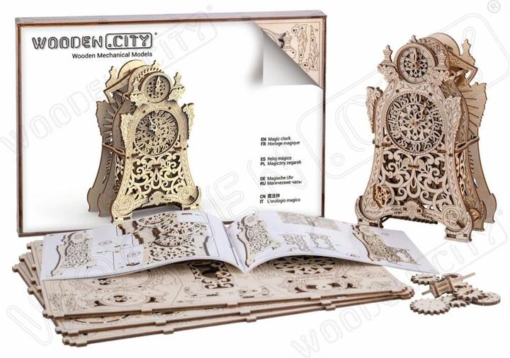 Actual product image WoodenCity Magic table grandfather clock
