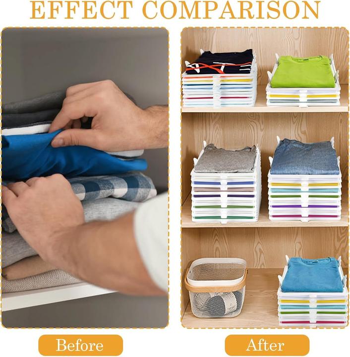 Actual product image BoxLegend Kleiderschrank-Organizer für T-Shirts (10x)