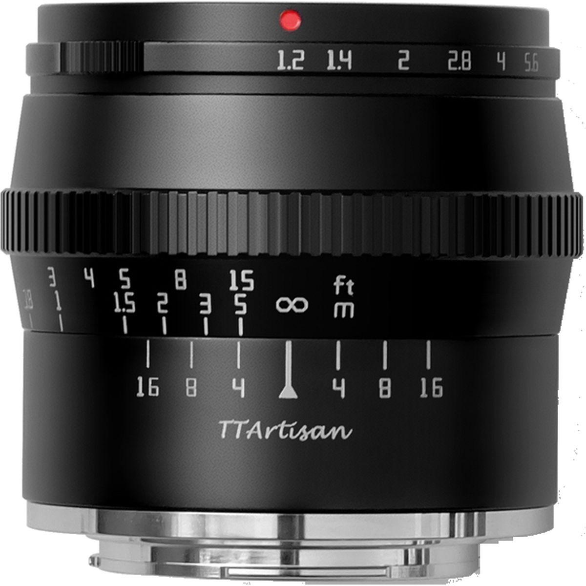 TTArtisan 50mm f/1.2 Sony E (APS-C) (Sony E, APS-C / DX), Obiettivo, Nero