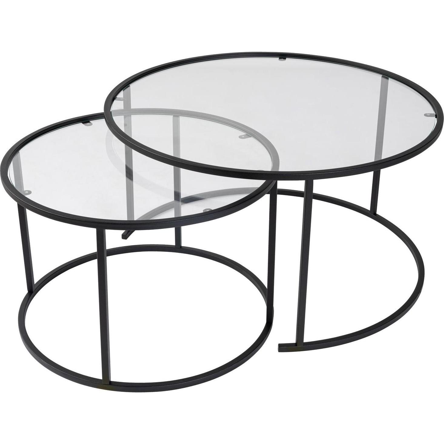 Skye Decor, Couchtisch + Beistelltisch, Aurum Coffee Table Set (80 x 43 x 80 cm)