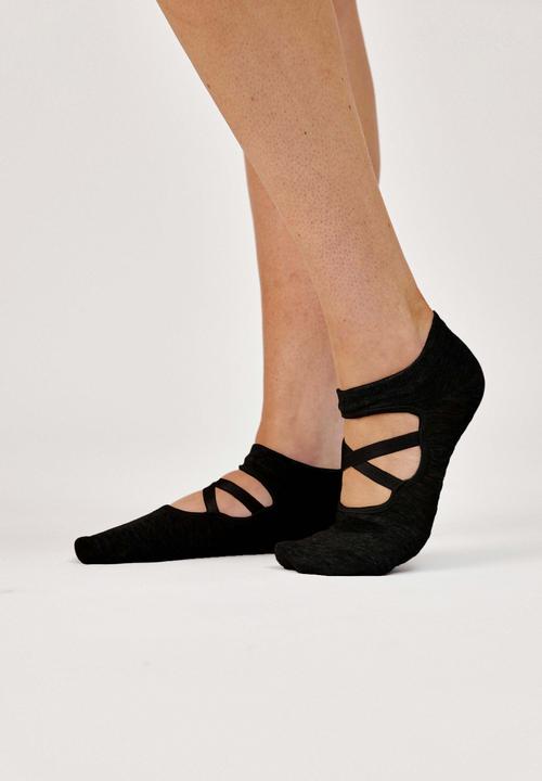 Produktbild Snocks Pilates Socken mit Riemchen (2er Pack, 43 - 46)