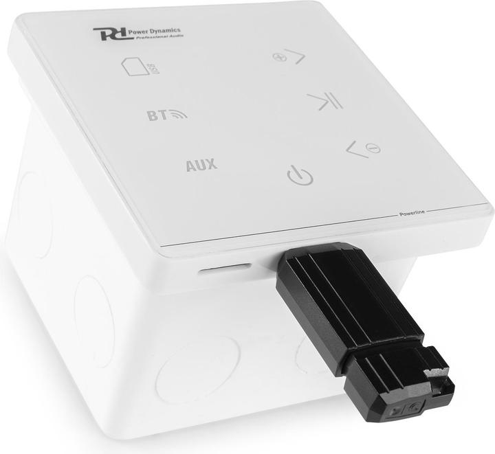 Actual product image Power Dynamics Amplifier Pro Powerline A50W 2x 20W, White (Amplifier)