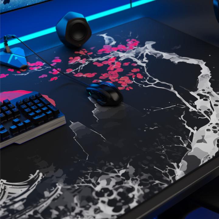 Image du produit Titanwolf Gaming Mauspad, XXXL Speed Mausmatte 1200 x 600 mm, Geschwindigkeit & Präzision, Japan Ink Black (XXL)