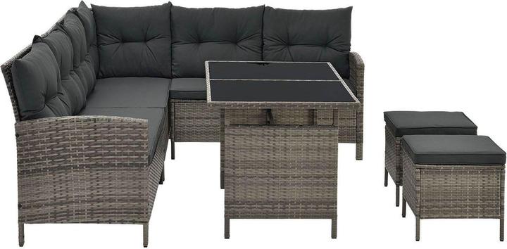Produktbild Juskys Polyrattan Lounge