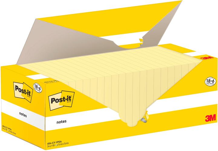 Post-it Pack de gros (7,6 x 7,6 cm)
