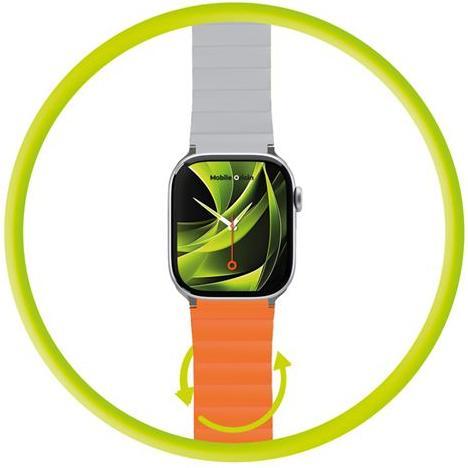 Immagine prodotto Mobile Origin Magnetic Watch Strap II orange/grey - Apple Watch 49mm/46mm/45mm/44mm