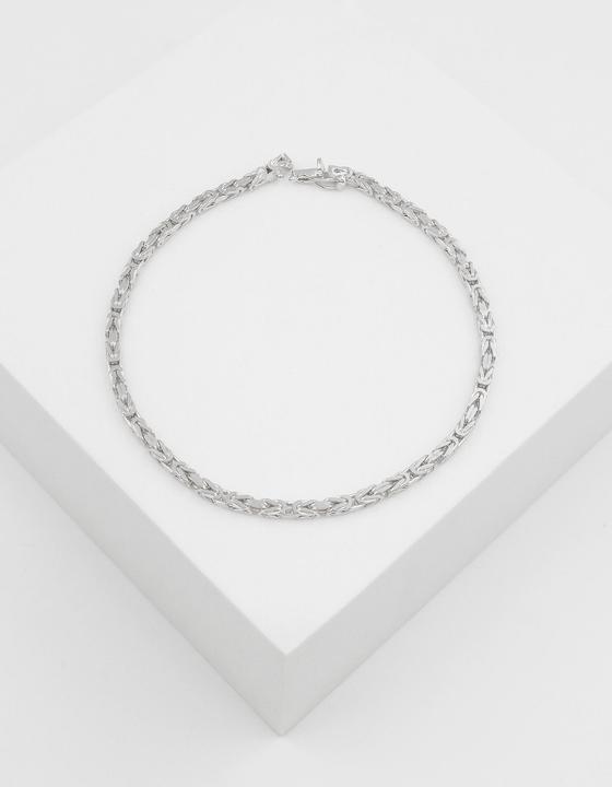 Actual product image Muau King's chain (19 cm, 750/18K white gold)