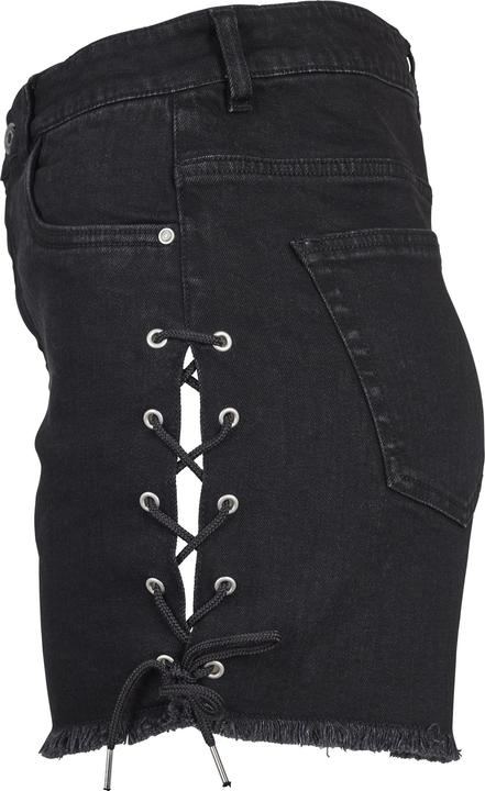 Produktbild Urban Classics Ladies Highwaist Denim Lace Up Shorts (29)