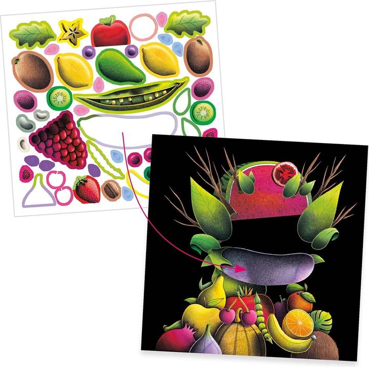Immagine prodotto Djeco Ispirato da Giuseppe Arcimboldo - Verdure di primavera