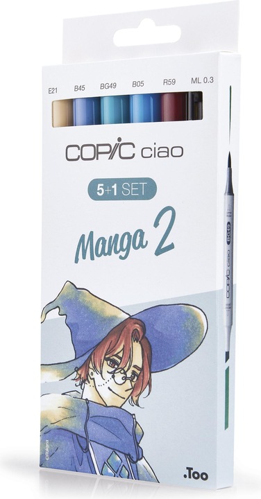 Produktbild Copic Ciao Manga 2 (Multicolor, 3 mm, 6 x)