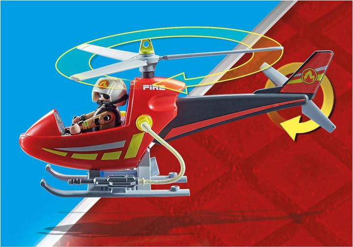 Immagine prodotto Playmobil Elicottero dei vigili del fuoco (71195, Playmobil Città d'azione)