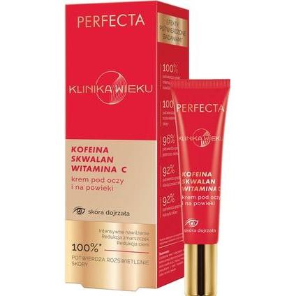 Perfecta Donna Crema Cura Degli Occhi, Age Clinic Occhi Con Squalano E Vitamina C 15Ml ( Per La Cura Degli Occhi, Giorno, Notte)