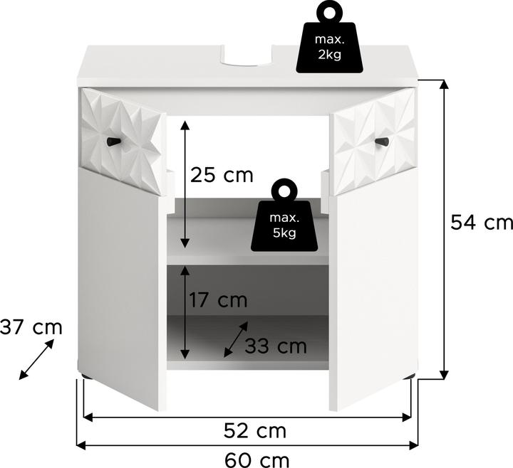 Actual product image Xonox Home Prisma (60 x 37 x 54 cm)