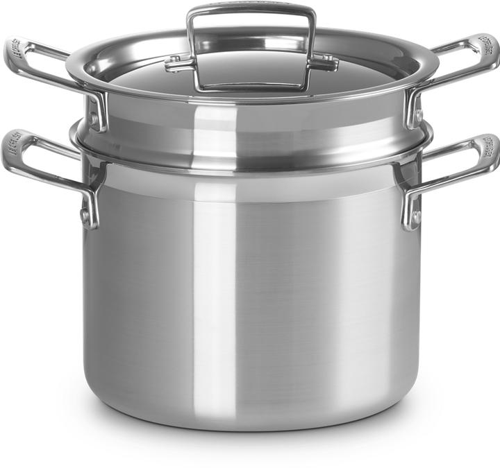 Actual product image Le Creuset Pasta pot with insert (Pot, Aluminium, Stainless steel)