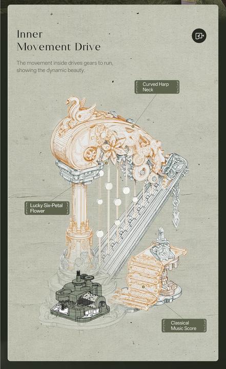 Produktbild Robotime Magic Harp