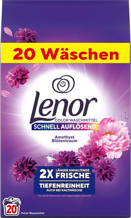 Produktbild Lenor Amethyst Blütentraum (20 Waschgänge, Waschpulver)