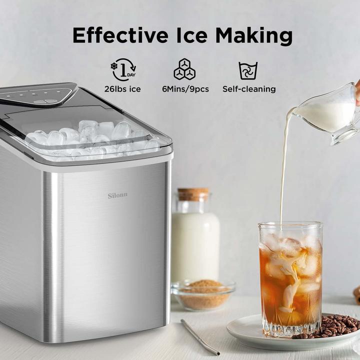 Image du produit Silonn Eiswürfelmaschine mit Selbstreinigung