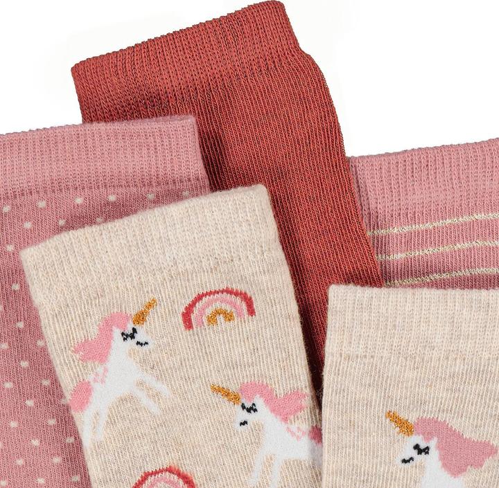 Actual product image La Redoute Collections 5-pack of socks with unicorn motifs (5-pack, 27, 30)
