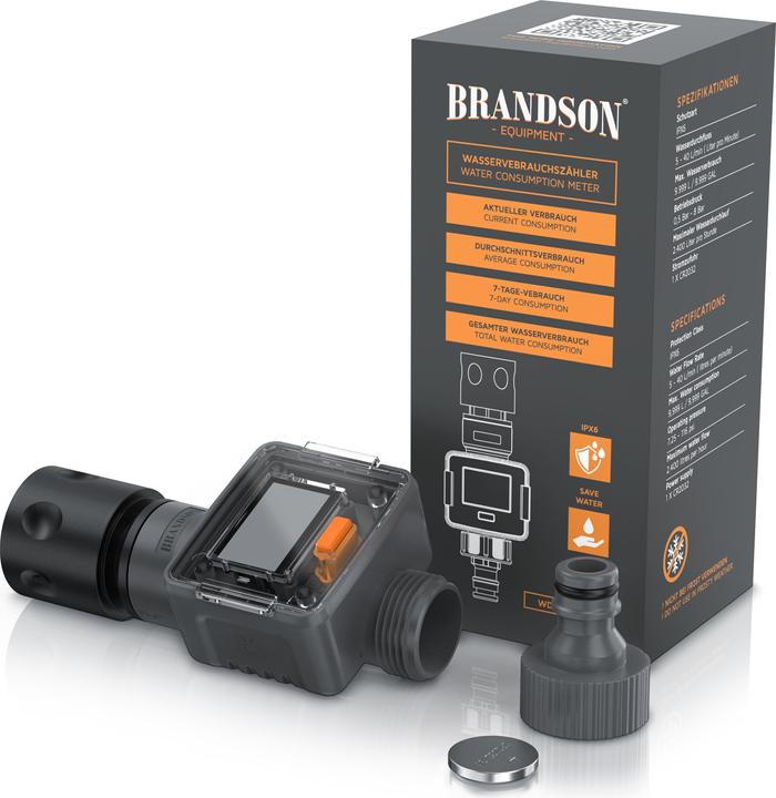 Produktbild Brandson Digitaler Wasserzähler (Bewässerungsuhr)