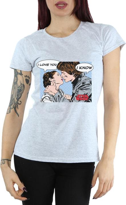 Produktbild Star Wars Han Solo And Princess Leia Love TShirt (M)