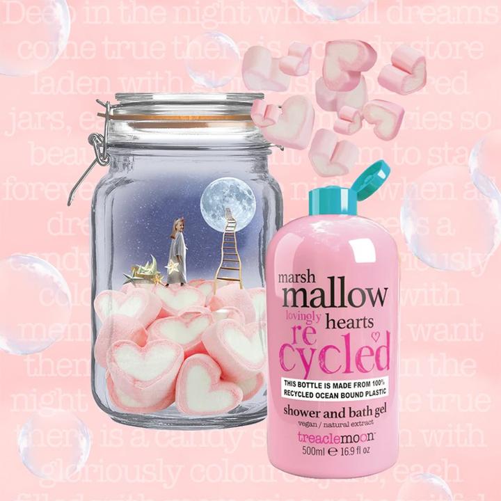 Actual product image Treaclemoon Candy Jar Marshmallow Bath Shower Gel 500ml (500 ml)