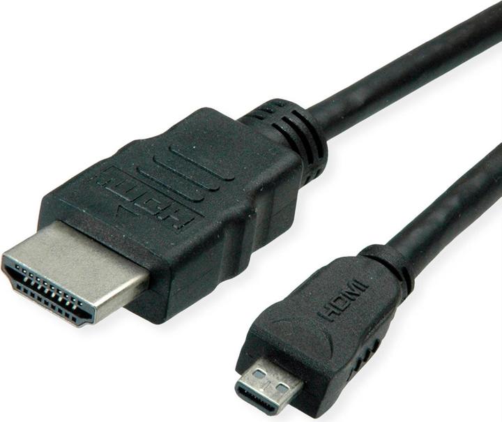 Image du produit Roline Câble Micro HDMI High Speed avec Ethernet (2 m, HDMI)