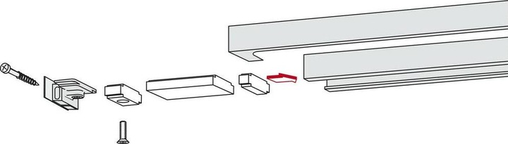 Immagine prodotto Dormakaba Limitatore d'apertura per guida a scivol (Interno)