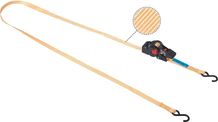 Immagine prodotto Toolcraft TO-8689776 Cinghia di tensionamento auto-retrattile Forza di trazione LC per il fissaggio (singolo)