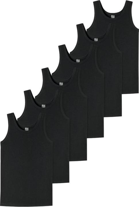 Actual product image Schiesser Pack of 6 Teens Boys - 95/5 Organic Cotton undershirt (164)