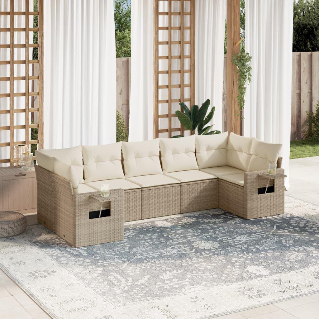Thumbnail - VidaXL, Gartenlounge, 10-tlg. Garten-Lounge-Set mit Kissen