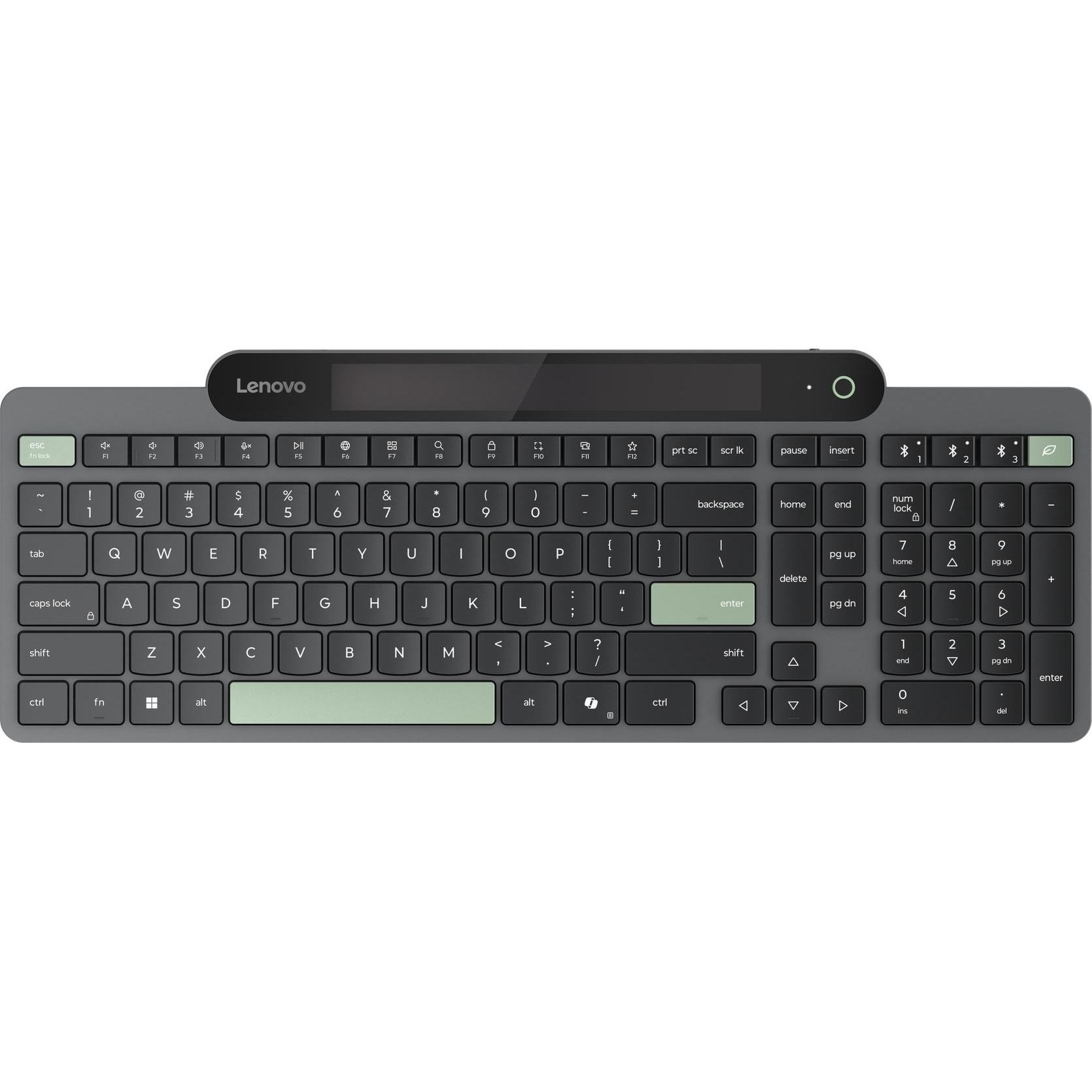 Lenovo 4Y41R69494 (US, Kabellos), Tastatur, Schwarz