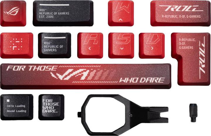 ASUS Accessori per tastiera ROG DYE-SUB Keycap