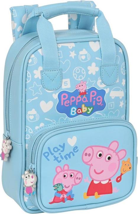 Peppa Pig Kinderrucksack Baby Hellblau (20 x 28 x 8 cm)