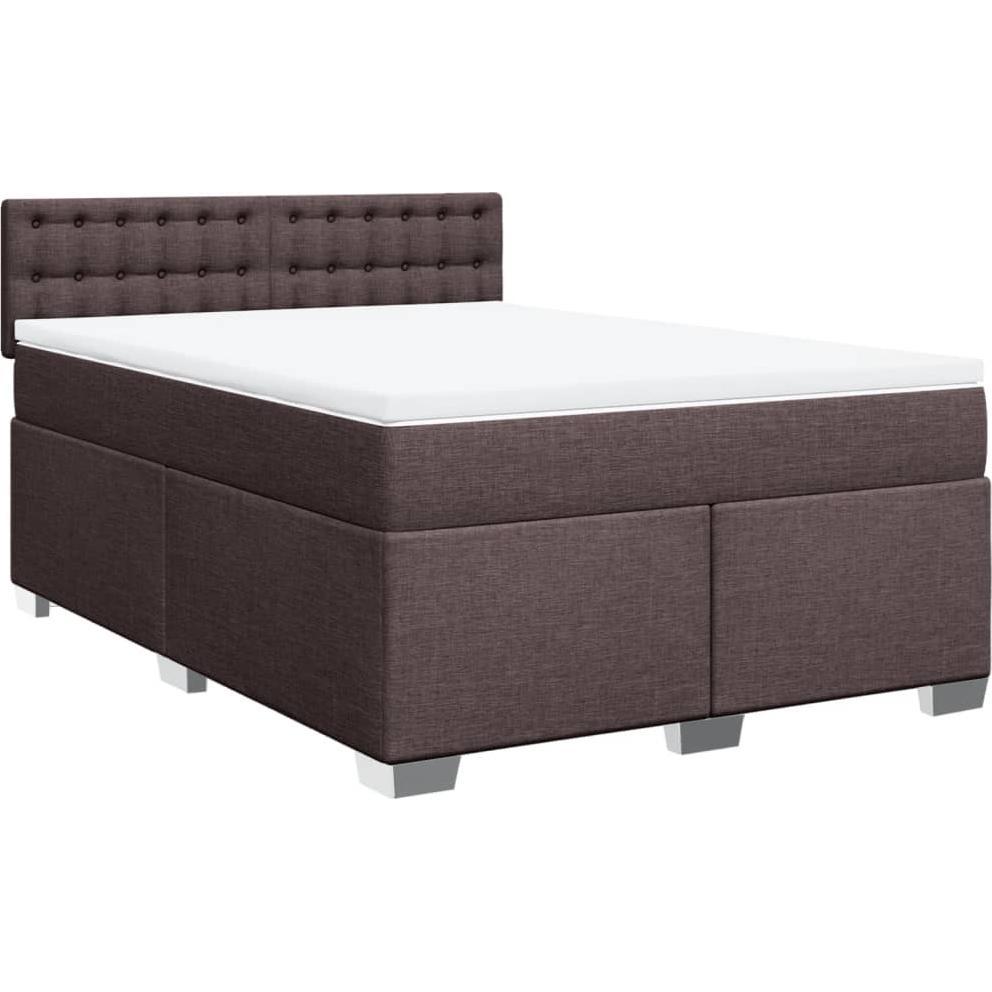 Thumbnail - VidaXL, Bett, Bo x springbett mit Matratze 160 x 200 cm Stoff (160 x 200 cm)