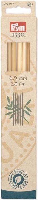 Immagine prodotto Prym Aghi per maglieria BAMBOO 6.00 mm, 20 cm