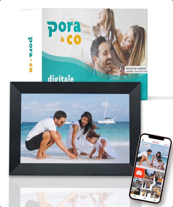 Fotolijst 15.6 inch FULL HD - Fotokader met FRAMEO app - 32GB - IPS Touchscreen (15.60", 1920 x 1080 Pixel)