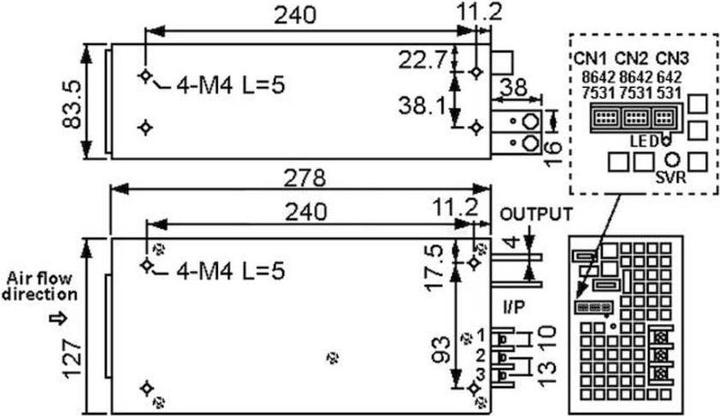 Produktbild MeanWell Mean Well RSP-1500-15 AC/DC-Netzteilbaustein, geschlossen 100A 1500W 16.5 V/DC Ausgangsspannung reg