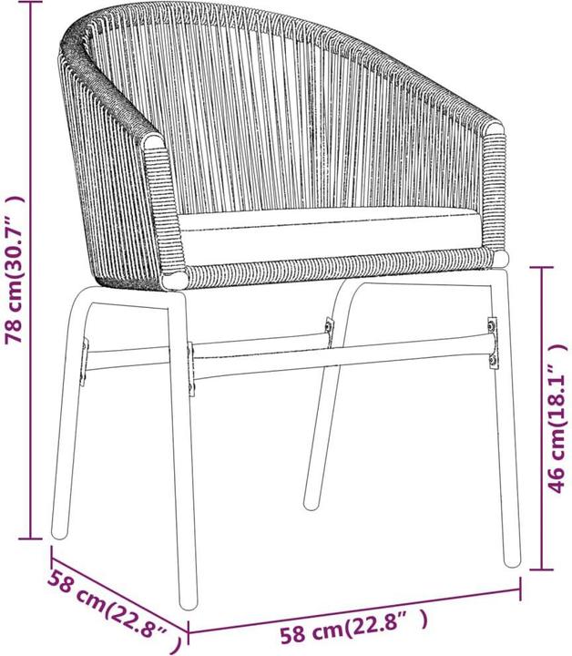 Produktbild vidaXL Garten-Essgruppe (200 x 100 x 74 cm)