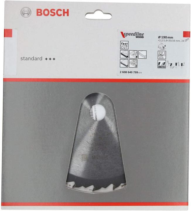 Produktbild Bosch Professional Zubehör PRO Wood Kreissägeblatt, 160 x 2.2 x 16 mm