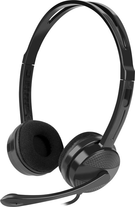 Genesis NATEC NSL-1295 Natec HEADSET CANARY WITH MICROPHONE BLACK (Kabelgebunden)