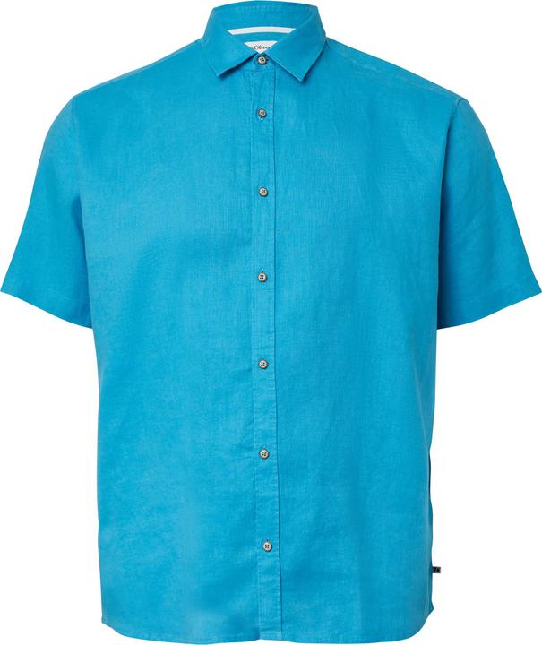 Produktbild S.Oliver Hemd Regular Fit: Leichtes Kurzarmhemd aus 100% Leinen (4XL)