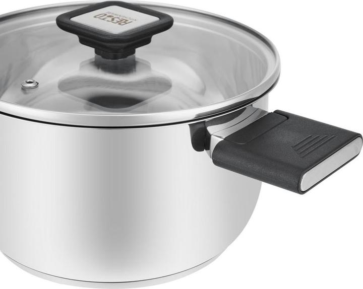 Image du produit Resto CASSEROLE D18CM 2.5L/92202 (Casserole à manche, Acier inoxydable, 18 x 10 cm)