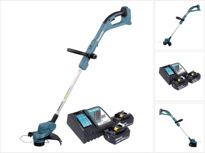 Image du produit Makita DUR 193 RG Coupe-bordures sans fil 18 V 260 mm + 2x batterie 6,0 Ah + chargeur