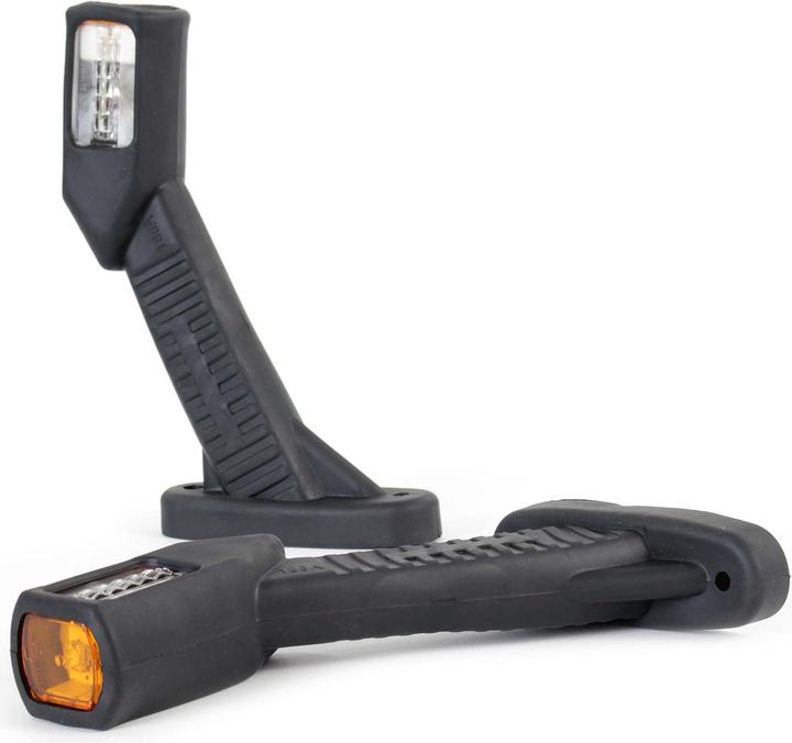 Produktbild Wiltec 2x 4 LED Seitenleuchte eckig 12V Positionsleuchte Begrenzungsleuchte KFZ