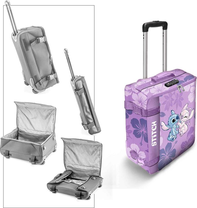 Produktbild Karactermania Foldable Cabin Suitcase Stitch & Angel