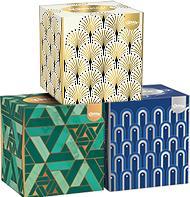Actual product image Kleenex Collection Cosmetic Tissues Cube Trio