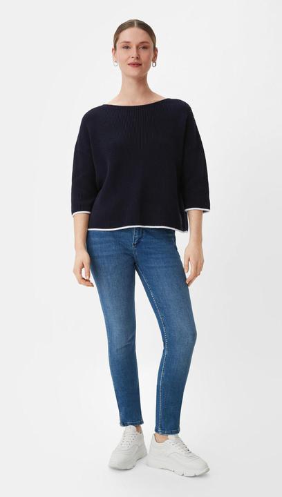 Produktbild Comma Strickpullover Strickpullover mit Kontrast-Details (34)