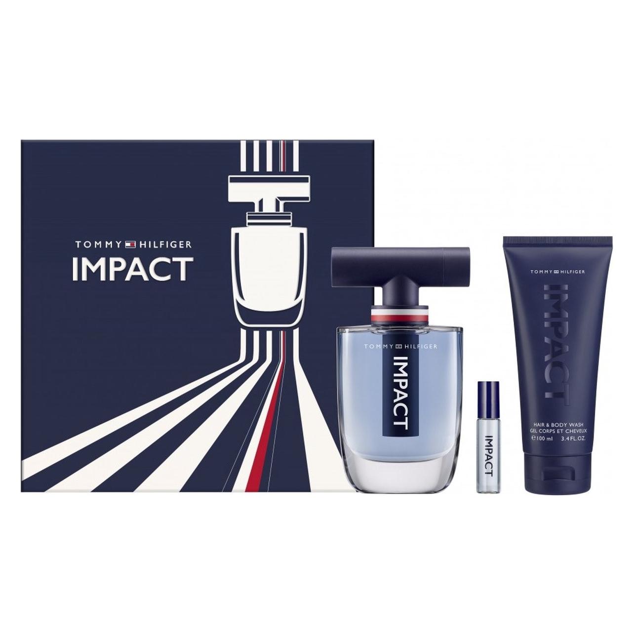 Tommy Hilfiger, Schoonheidsgeschenkset, Impact Eau De Toilette Voor Mannen 100 Ml (Parfum Set)