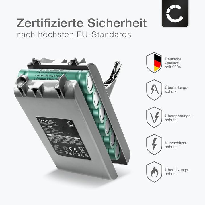 Immagine prodotto Cellonic Ersatzakku für Dyson Staubsauger